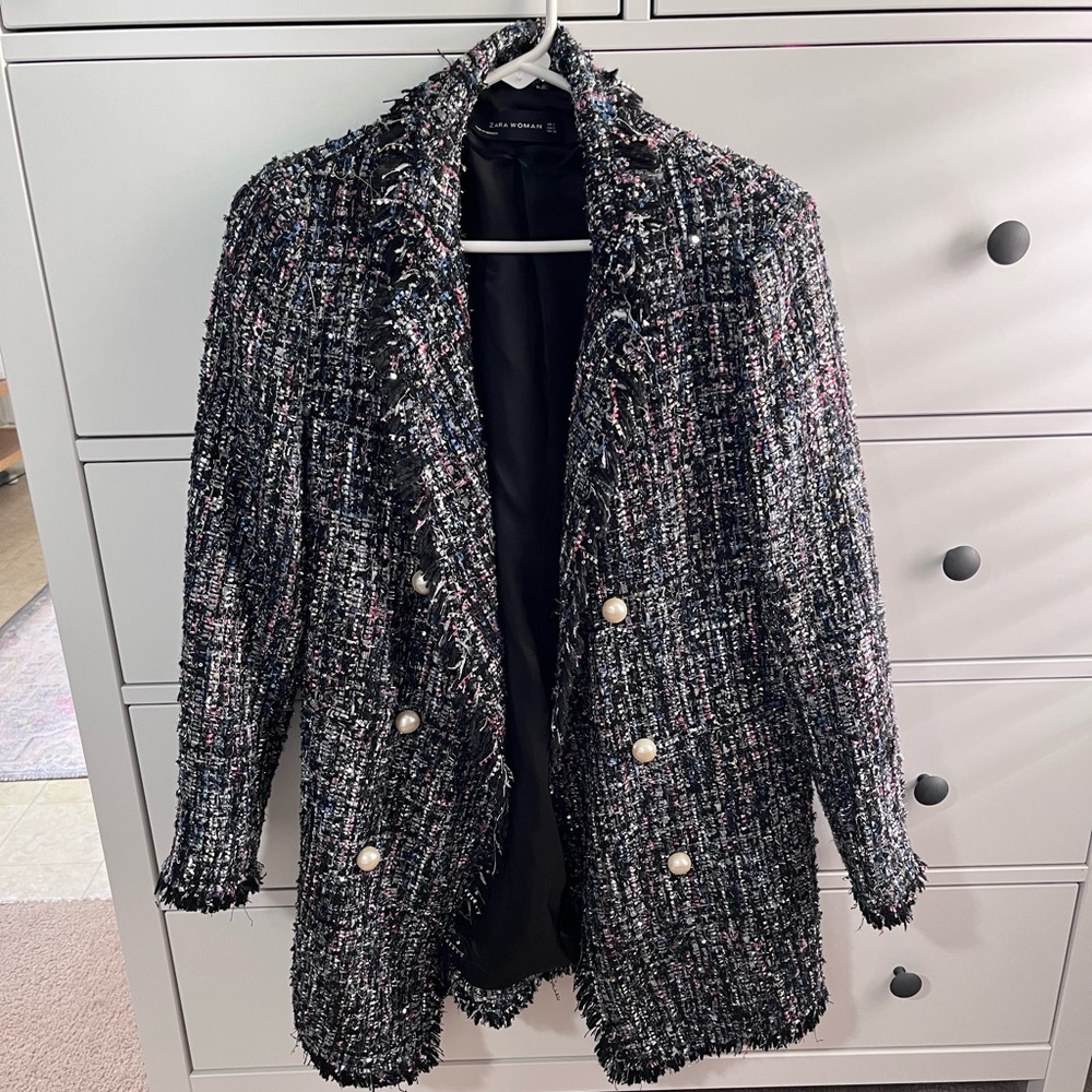 Zara Tweed Coat
